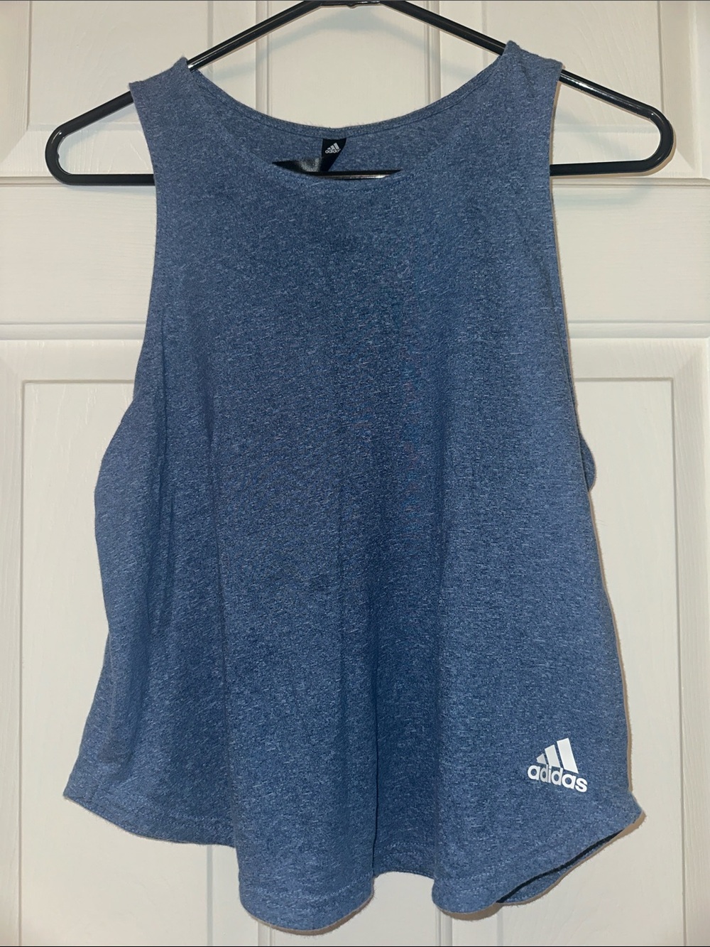 adidas Women's Heather Navy Performance Tank Top
